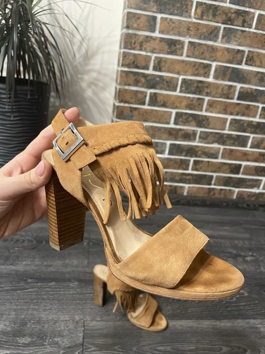 Женские Unisa Босоножки Коричневый Замша 38