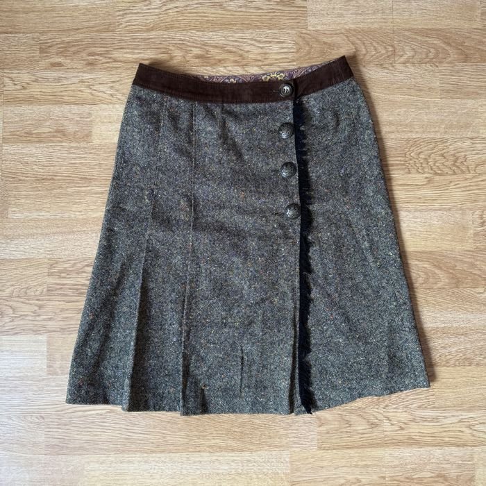 Femme Dolce & Gabbana Jupe Grise Laine