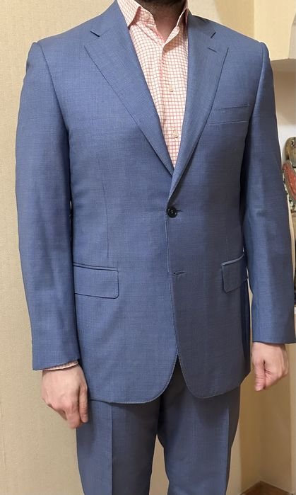 Homme Canali Costume Bleu 42
