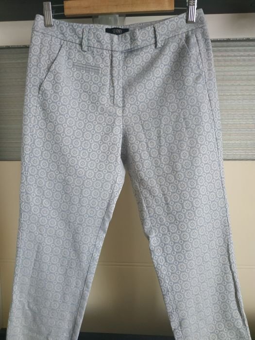 Женские Seventy Брюки Серые Жаккардовые