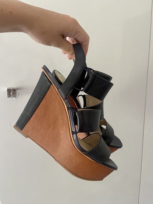Damen Vince Camuto High Heels Marineblau Leder 39