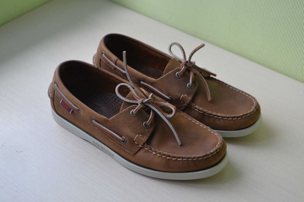 Uomo Sebago Mocassini Marrone Pelle 43