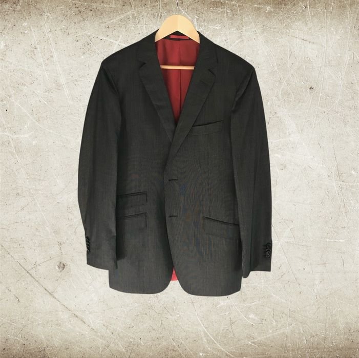 Мужской Suitsupply Пиджак Чёрный Шерсть 40