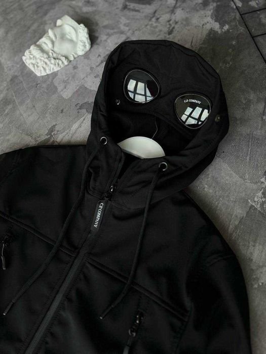 Мужской CP Company Ветровка Чёрный Софтшелл 36
