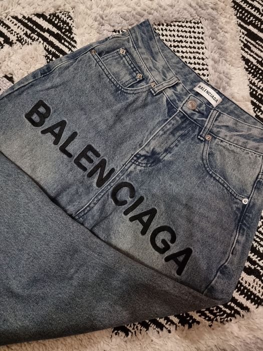 Damen Balenciaga Jeans Marineblau 36