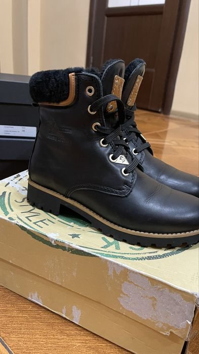 Мужские Panama Jack Черевики Чёрные Натуральная