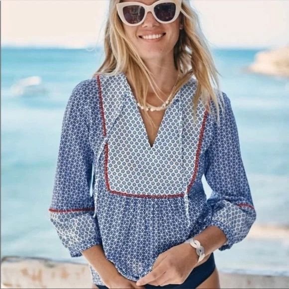 Boden Блуза Синяя M