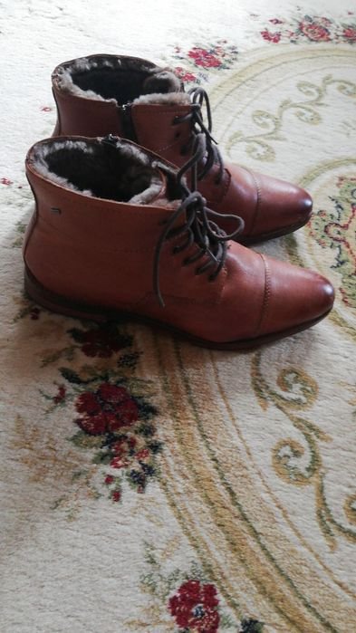 Homme Daniel Hechter Bottes Marron Cuir 45-46