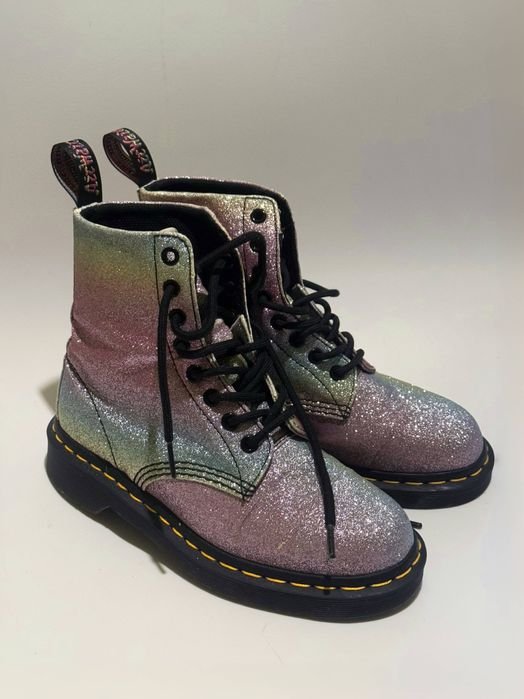Donna Dr Martens Stivali Multicolore Pelle 37