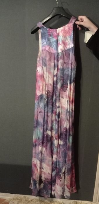 Женское Anne Klein Платье Фиолетовое Шелк