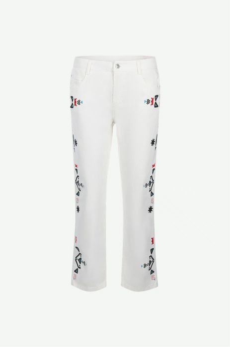 Uomo Ermanno Scervino Jeans Bianchi Cotone 38