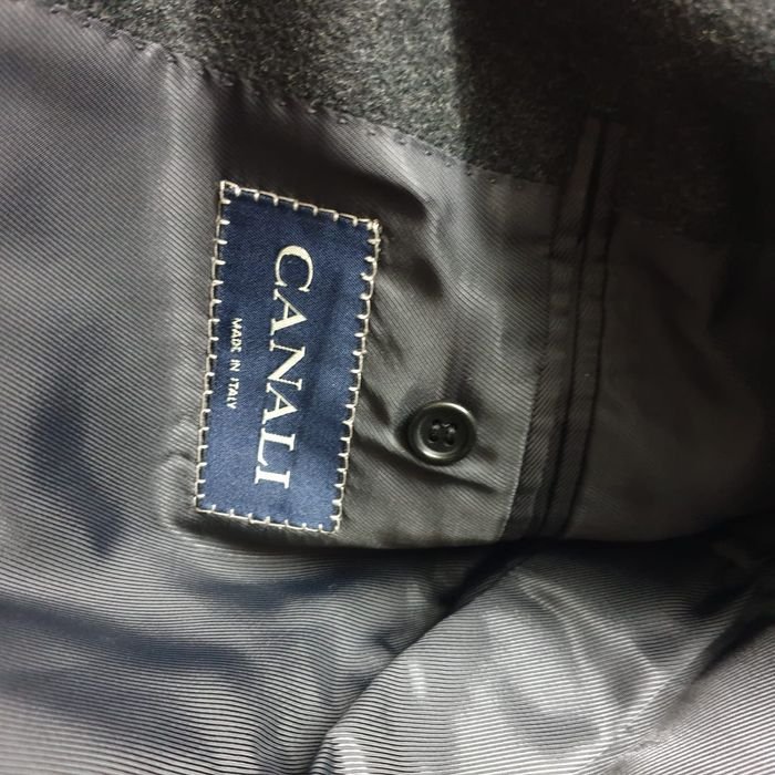 Donna Canali Cappotto Grigio Cashmere