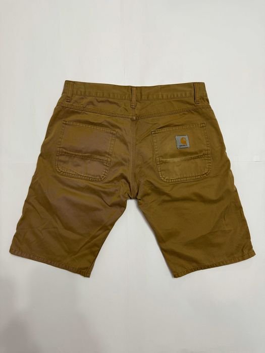 Мужской Carhartt WIP Шорты Коричневый Хлопок 32