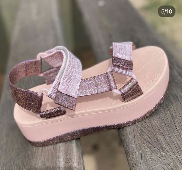 Damen Melissa Absatzschuhe Rosa Gummi 38