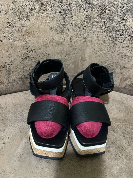 Women Ecco Heels Black Leather 37