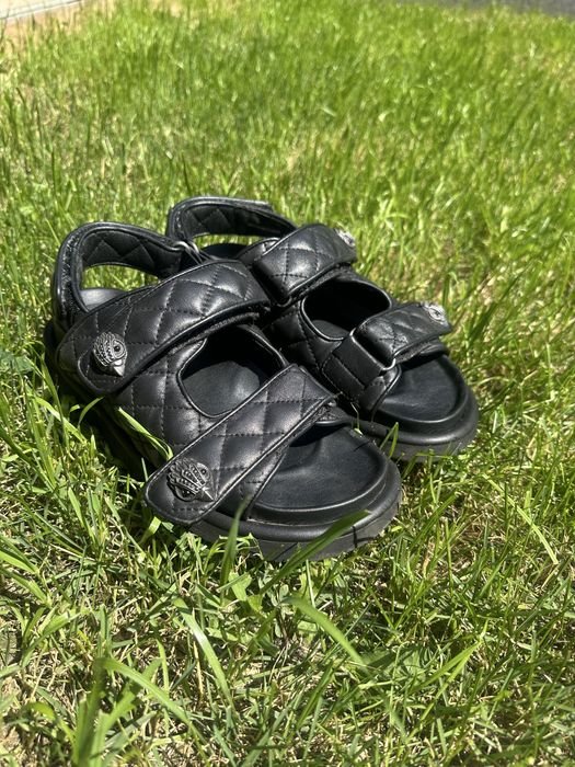 Женские Kurt Geiger Босоножки Чёрные Кожа 37