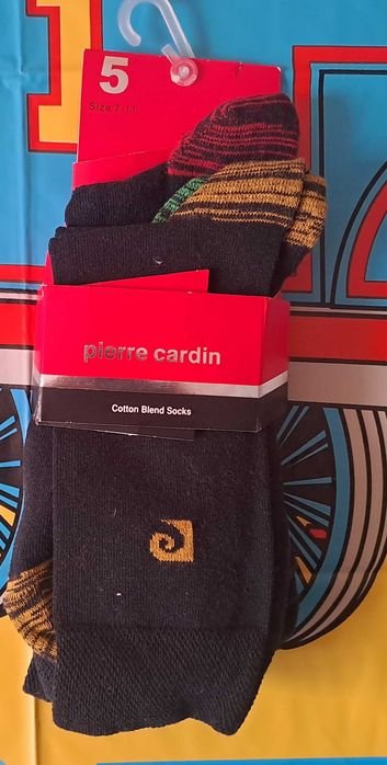 Homme Pierre Cardin Chaussettes Noires 7-11