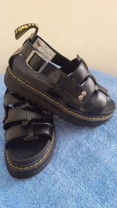 Donna Dr Martens Tacchi Nero Pelle 38
