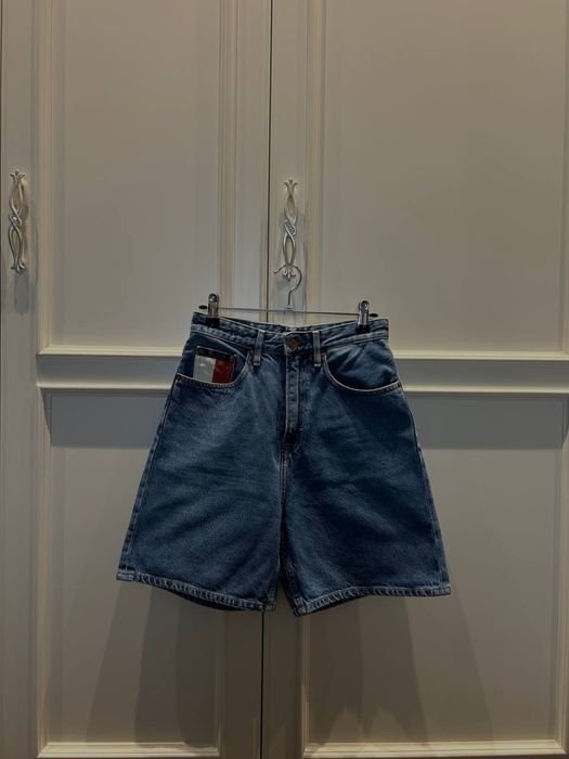 Uomo Tommy Hilfiger Shorts Blu Navy Denim 28