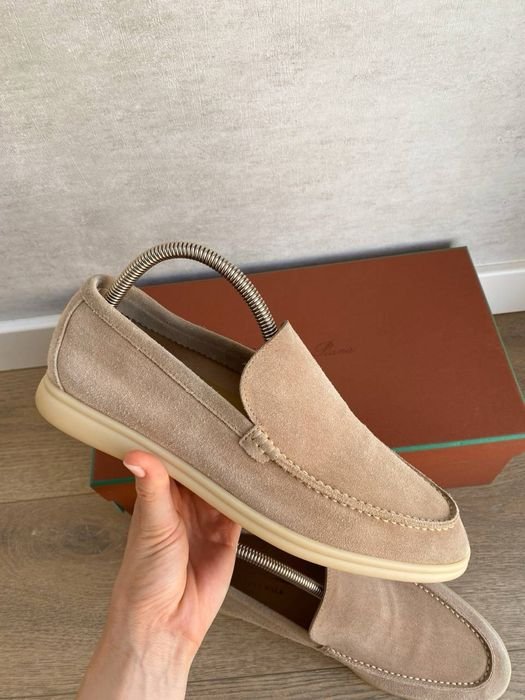 Uomo Loro Piana Mocassini Beige 42