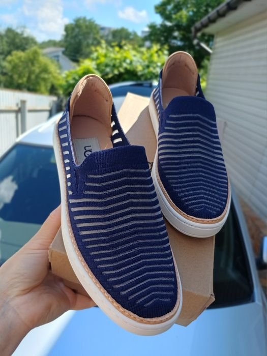 Donna Ugg Mocassini Blu Navy 37