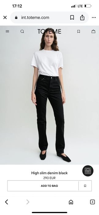 Femme TOTEME Jeans Noir 32