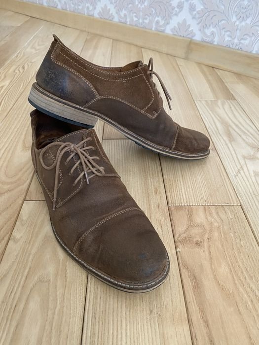 Мужской Clarks Туфли Коричневый Замша 42