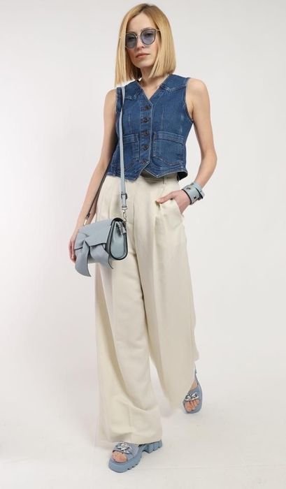 Женские Weekend Max Mara Брюки Бежевые 36