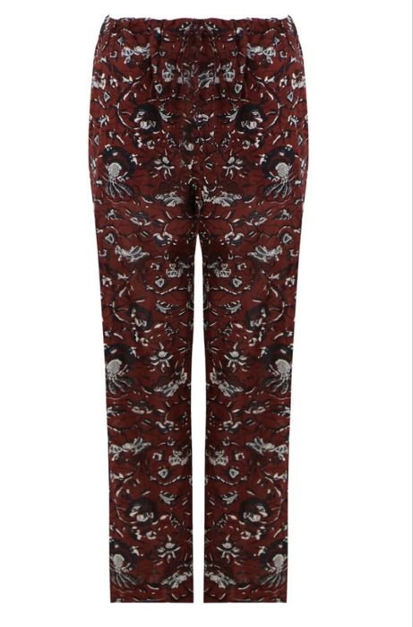 Женские Isabel Marant Брюки Красные Хлопок 42