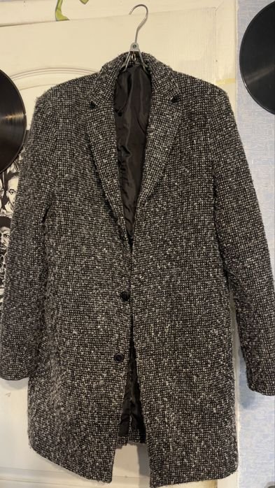 Мужской Selected Пальто Чёрный 40