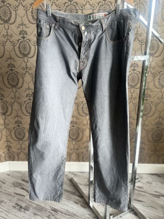 Uomo Luigi Borrelli Jeans Grigio
