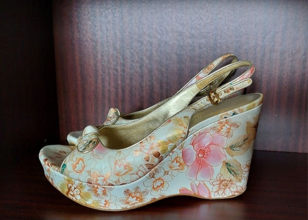 Женские LORIBLU Босоножки Многоцветные Кожа 41