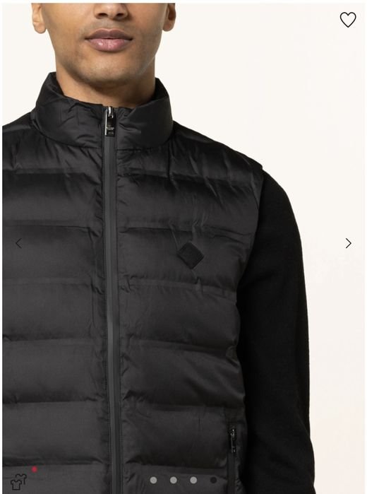 Herren Hackett Weste Schwarz