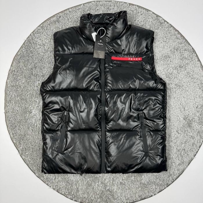 Homme Prada Gilet Noir Autre