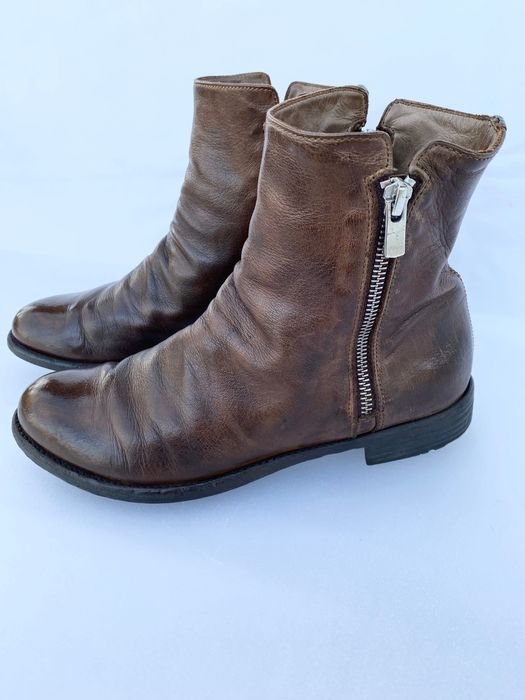 Damen Officine Creative Stiefel Braun Leder 37