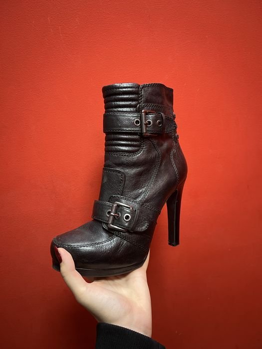 Femme Nine West Talons Noir Cuir 39