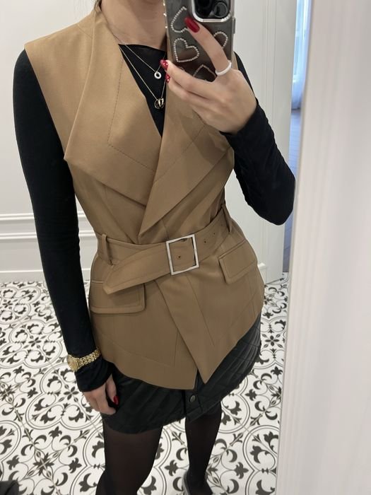 Uomo Karen Millen Gilet Marrone 36