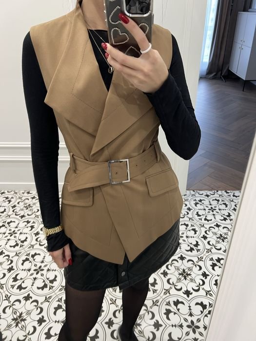 Uomo Karen Millen Gilet Marrone 36