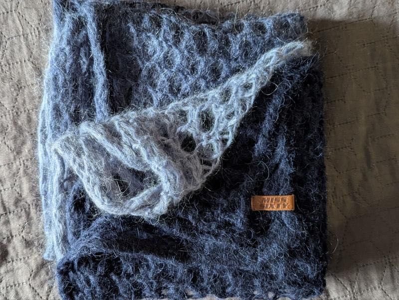 Unisexe Miss Sixty Écharpe Bleue