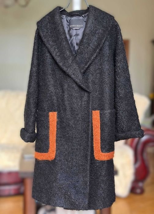 Женское Marina Rinaldi Пальто Чёрное