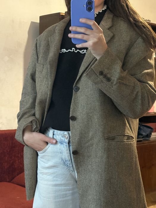 Damen Benvenuto Sakko Braun Wolle M/L