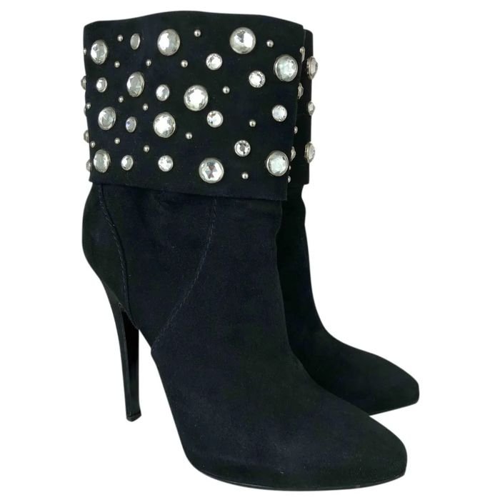 Женские Giuseppe Zanotti X Balmain Ботильоны