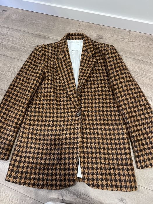 Donna Sandro Blazer Beige Lana 36