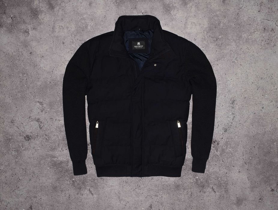 Мужской Navyboot Гибридная Куртка Чёрный 40