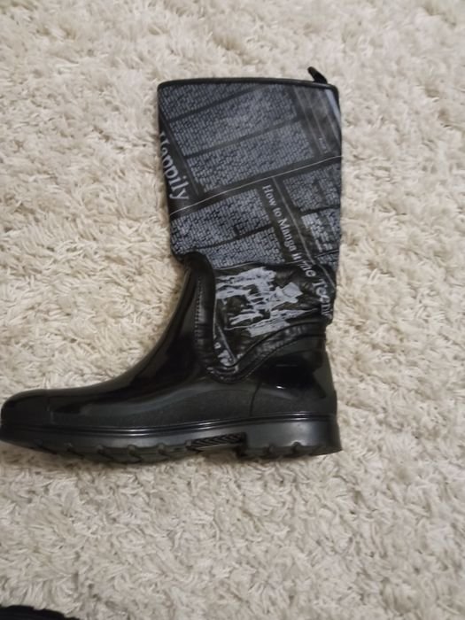 Женские John Galliano Сапоги Чёрные Кожа 37