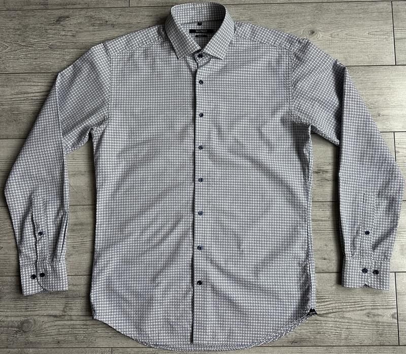 Мужской Navyboot Приталенная Фактурная Рубашка