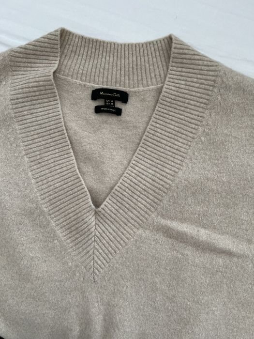 Donna Massimo Dutti Gilet Beige