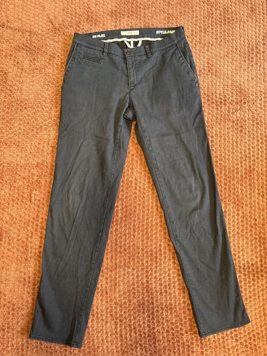 Uomo Brax Pantaloni Blu 32