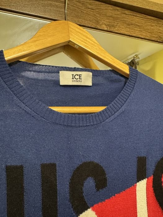 Uomo Iceberg Maglione Multicolore Cotone 38