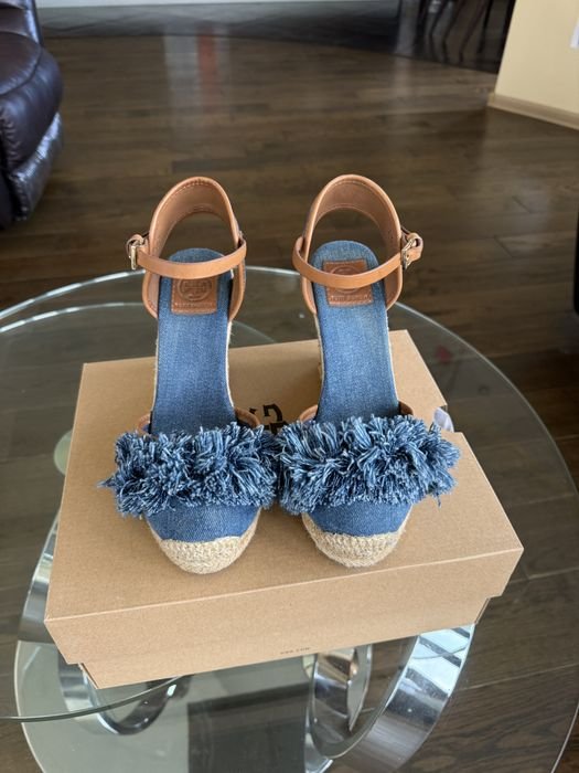 Женские Tory Burch Босоножки Синие 38